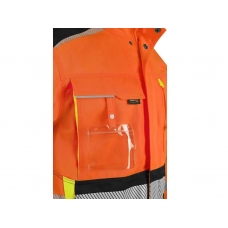 Blúza CXS BENSON, výstražná, pánska, oranžovo-čierna