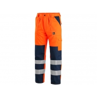 CXS NORWICH, men's warning trousers, orange-blue