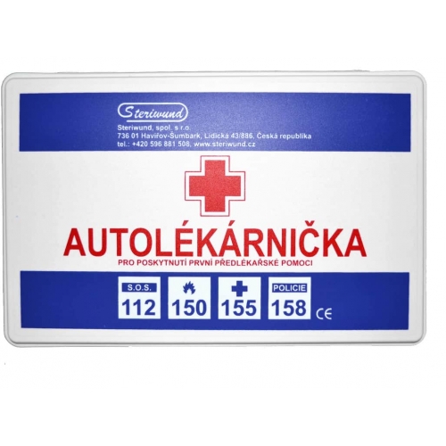 First aid kit, type I, plastic