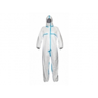 Jednorázový oblek Tyvek 600 Plus, bílo-modrý, vel. 