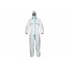 Jednorázový oblek Tyvek 600 Plus, bílo-modrý, vel. 