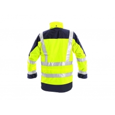 Men's reflective jacket LONDON, 5in1, yellow-blue