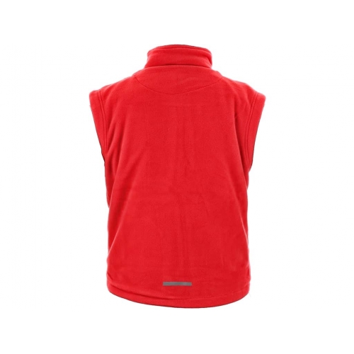 Men's fleece vest UTAH, red
