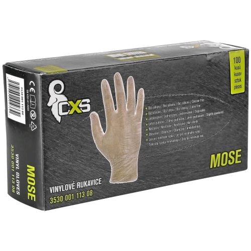 CXS MOSE gloves, disposable, vinyl