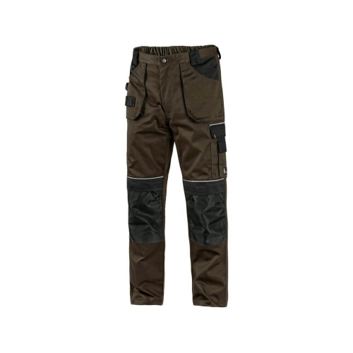 Waist trousers CXS ORION TEODOR, men, brown-black