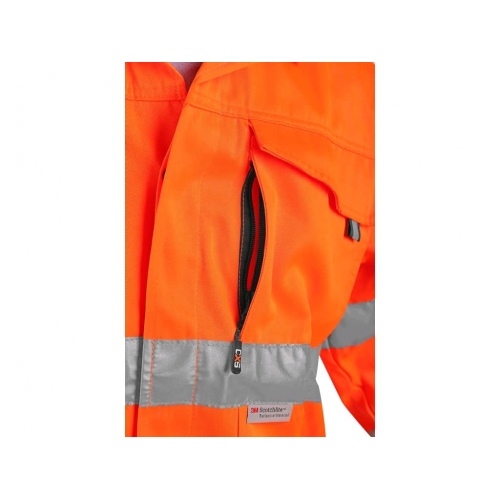 CXS NORWICH, men's warning jacket, orange-blue