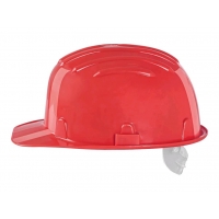 Protective helmet CXS BUILDER, red