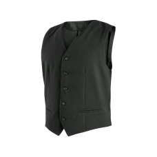 Men's waiter's vest, black