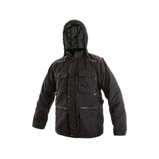 Men's winter jacket GEORGIA, black, sizing.