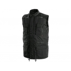 Men's winter vest OHIO, black, sizing.