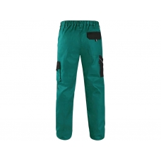 Nohavice do pása CXS LUXY JOSEF, pánske, zeleno-čierne