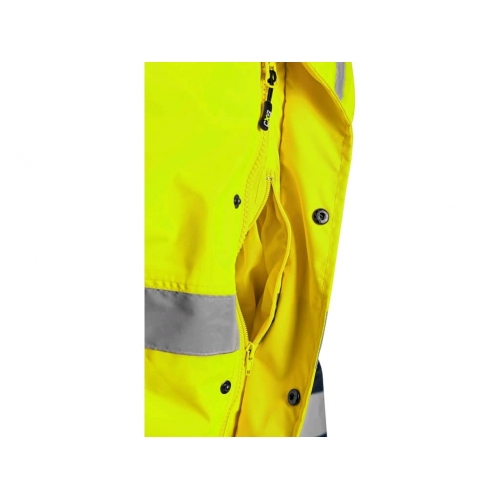 CXS OXFORD jacket, warning, yellow-blue, sizing.