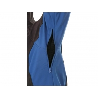 Men's softshell jacket CXS SACRAMENTO, grey-blue