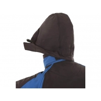 Men's softshell jacket CXS SACRAMENTO, grey-blue