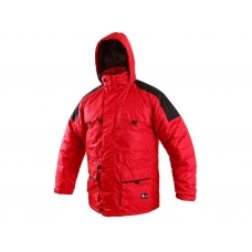 Men's winter jacket FREMONT, red-black