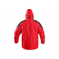Men's winter jacket FREMONT, red-black