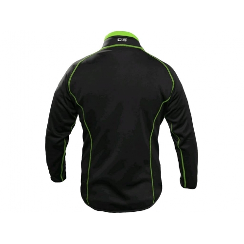 Sweatshirt CXS TORONTO, men's, black-green, sizing.