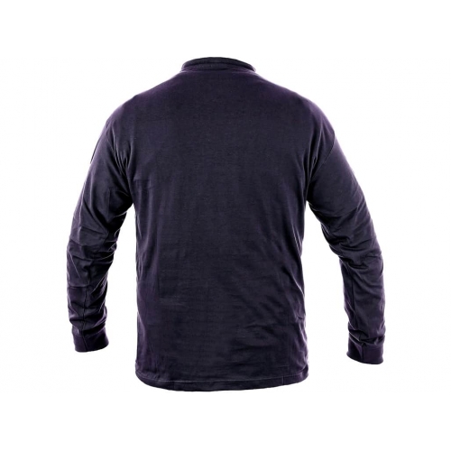 Men's long-sleeved T-shirt PETR, dark blue