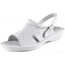 Ladies sandal CXS LIME, white