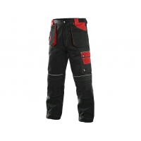 Waist trousers CXS ORION TEODOR, winter, men, black-red