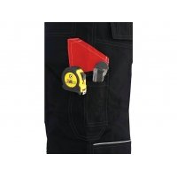 Waist trousers CXS ORION TEODOR, winter, men, black-red