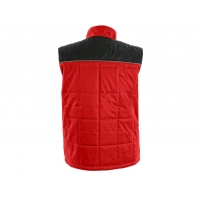 Men's winter vest SEATTLE, red-black