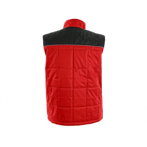 Pánska zimná vesta SEATTLE, červeno-čierna