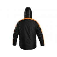CXS BRIGHTON jacket, winter, black-orange