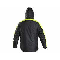 CXS BRIGHTON jacket, winter, black-yellow