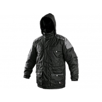 Men's winter jacket FREMONT, black-grey