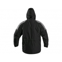 Men's winter jacket FREMONT, black-grey