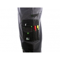 Waist trousers CXS SIRIUS NIKOLAS, winter, men, grey-green