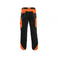 Nohavice do pása CXS SIRIUS BRIGHTON, čierno-oranžové