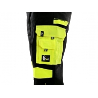 CXS SIRIUS BRIGHTON gardening shoes, black and yellow