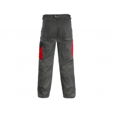 CXS PHOENIX CEFEUS trousers, grey-red
