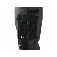Waist trousers CXS SIRIUS NIKOLAS, extended, men, grey-green