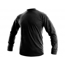 Men's long-sleeved T-shirt PETR, black