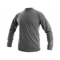 Men's long-sleeved T-shirt PETR, zinc, sizing.