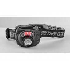 3W USA CREE LED Čelovka so senzoro