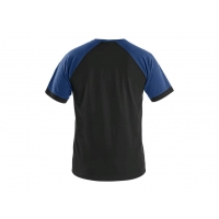 T-shirt with short sleeves OLIVER, black-blue