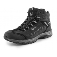Softshell ankle boots, CXS SPORT, black with grey accessories