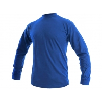 T-shirt PETR, long sleeve, medium blue