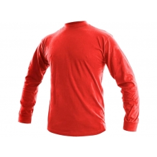 Tričko PETR, dlhý rukáv, červené