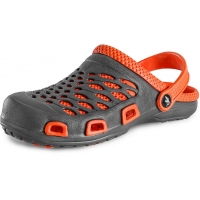 Shoes CXS TREND, men's, grey-orange