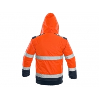 LUTON jacket, warning, orange-blue