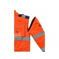 LUTON jacket, warning, orange-blue