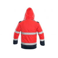LUTON jacket, warning, red-blue