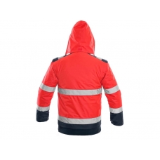 LUTON jacket, warning, red-blue