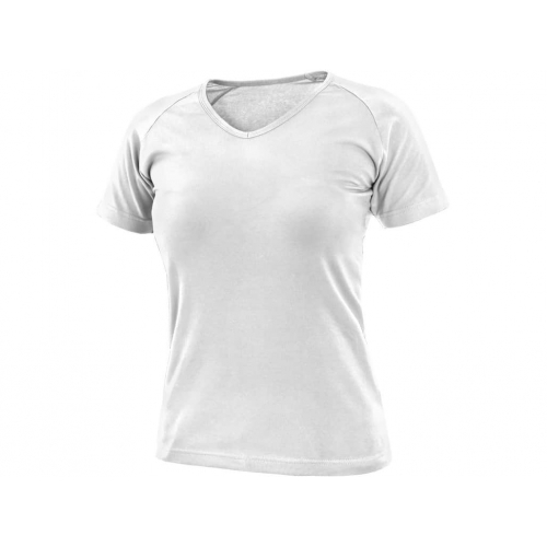 Tričko CXS ELLA, dámske, krátky rukáv, biele