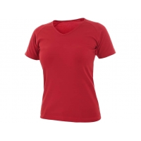 Tričko CXS ELLA, dámske, krátky rukáv, červené